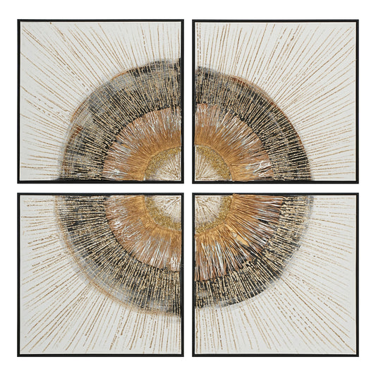 Radiant Horizon 4-Panel Handcrafted