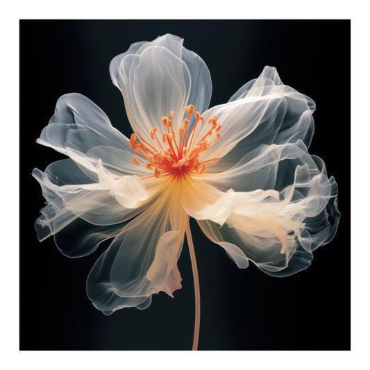 Ethereal Bloom – Floral Decorative Art 70x70cm