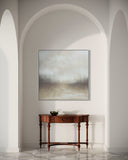 Whisper of Light – Hand-Painted Abstract Oil Painting 120 × 120 cm