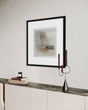 Layered Horizon – Abstract Decorative Art Print 75x75cm