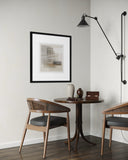 Layered Horizon – Abstract Decorative Art Print 75x75cm