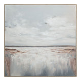 Coastal Stillness 120×120cm - Hand - Painted Oil Painting | Bella Home Art