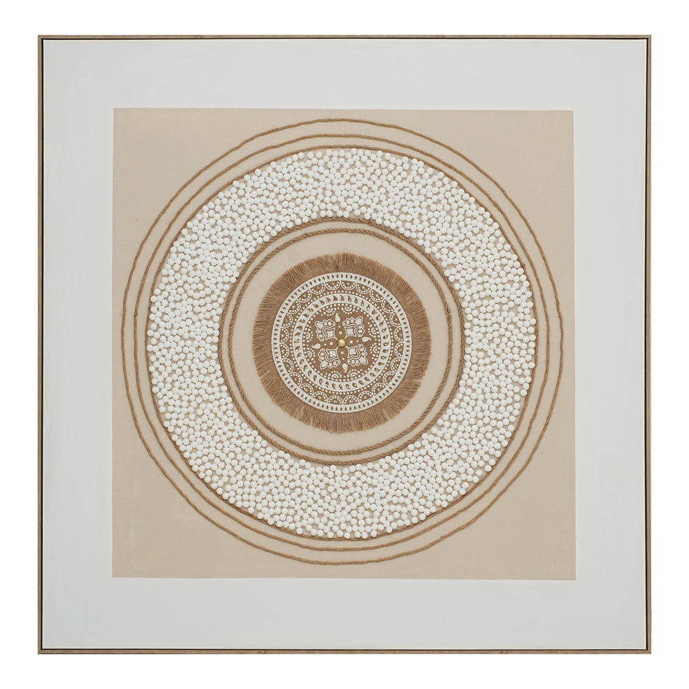 Earth Circle Mandala 132×132cm - | Bella Home Art