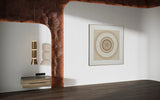 Earth Circle Mandala 132×132cm - | Bella Home Art