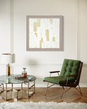 Golden Blocks Harmony 102×102cm - | Bella Home Art