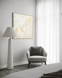 Golden Leaf Whisper 102×102cm - | Bella Home Art