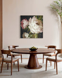 Ivory Bloom Garden 100×100cm - Hand - Painted Oil Painting | Bella Home Art