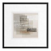 Layered Horizon 75×75cm – hand-painted wall art