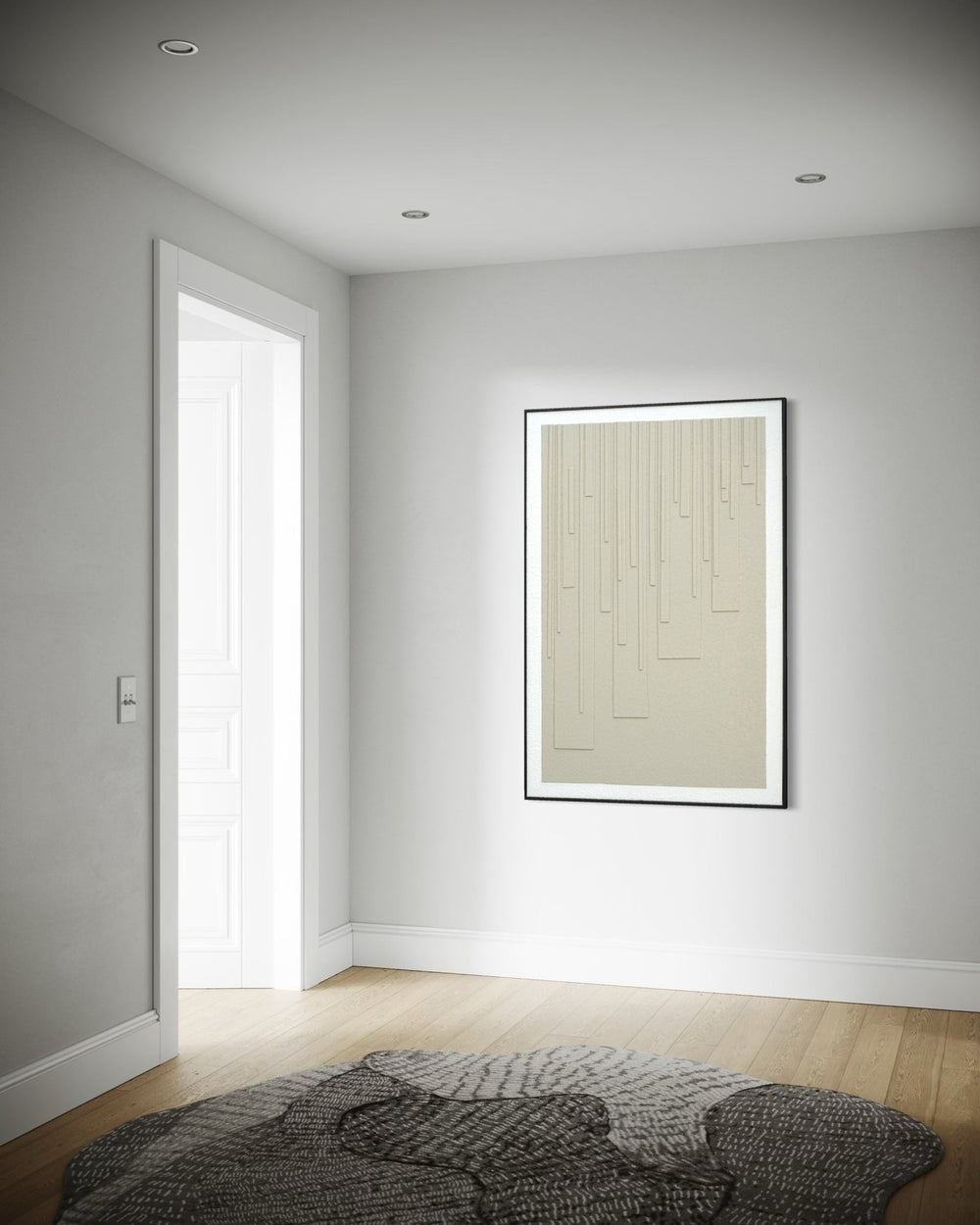 Linear Calm 82×122cm - | Bella Home Art