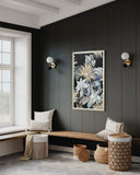 Midnight Bloom Garden - 01 82×122cm - | Bella Home Art