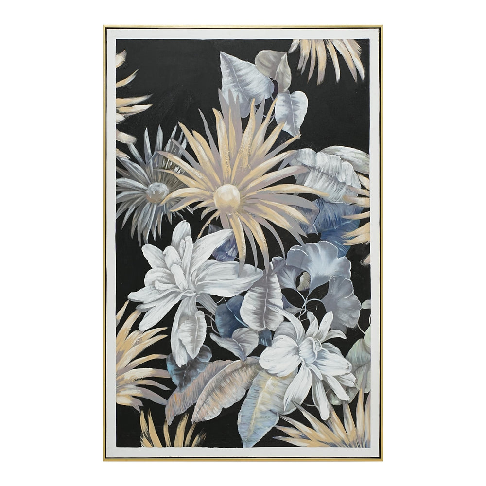 Midnight Bloom Garden - 01 82×122cm - | Bella Home Art