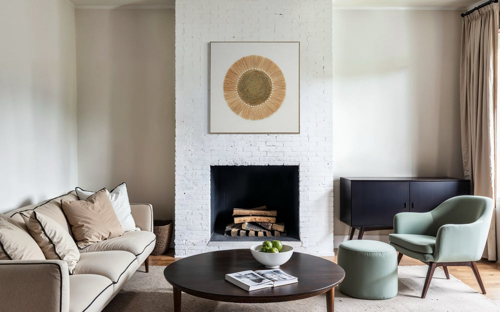Natural Sun Halo 102×102cm - | Bella Home Art