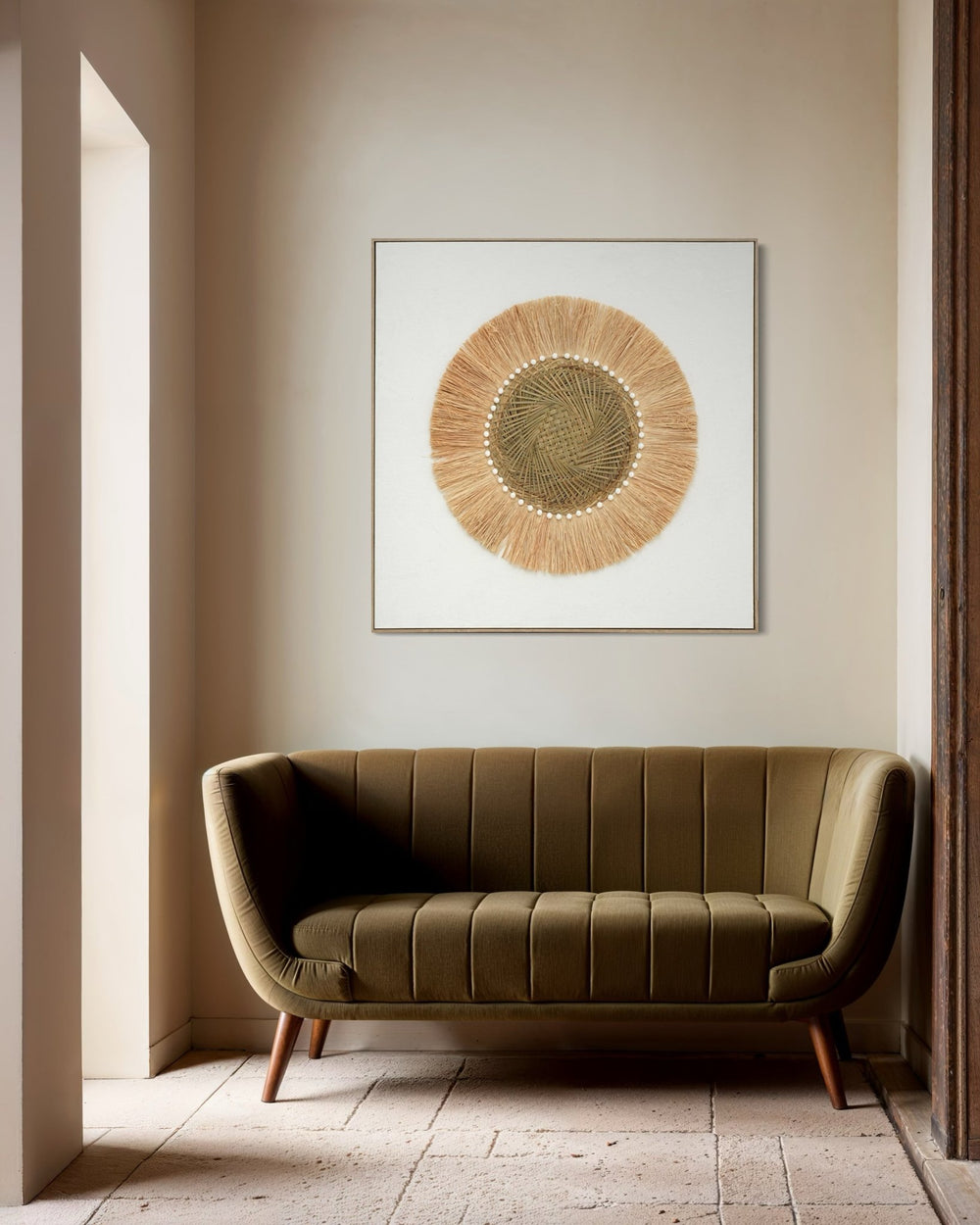 Natural Sun Halo 102×102cm - | Bella Home Art