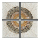 Radiant Horizon 4 - Panel 140×140cm - | Bella Home Art