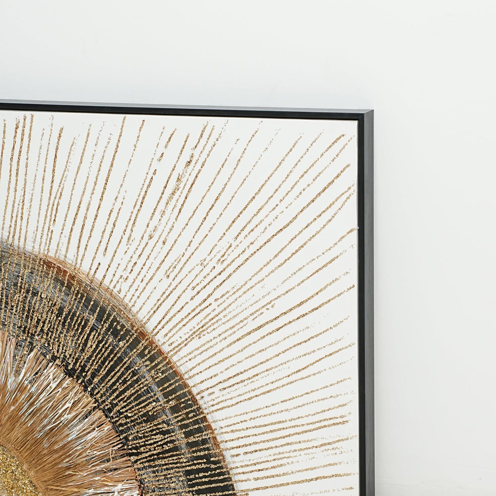 Radiant Horizon 4 - Panel 140×140cm - | Bella Home Art