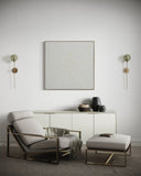 Radiant Texture Bloom 102×102cm - | Bella Home Art