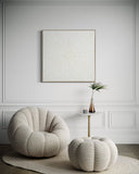 Radiant Texture Bloom 102×102cm - | Bella Home Art