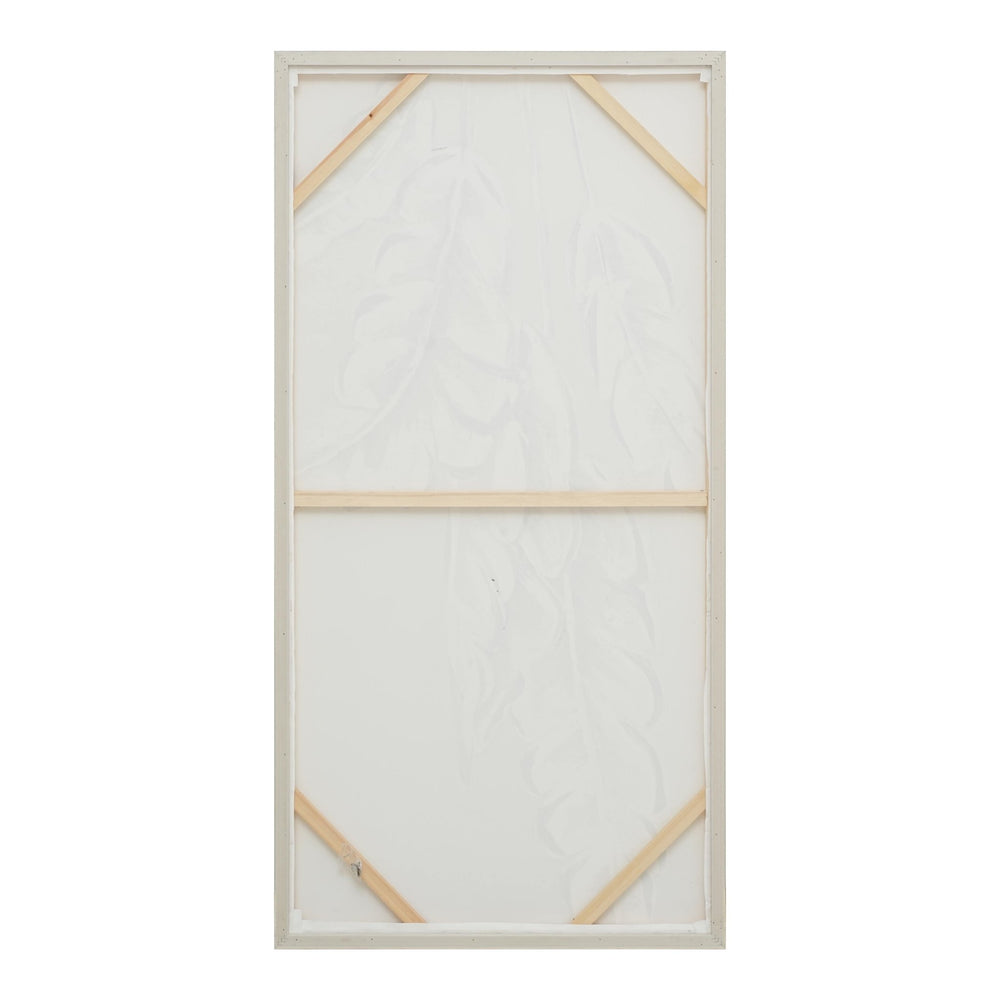 Soft Whisper Leaves 72×142cm - | Bella Home Art