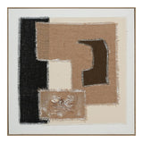 Textile Geometry - 02 102×102cm - | Bella Home Art