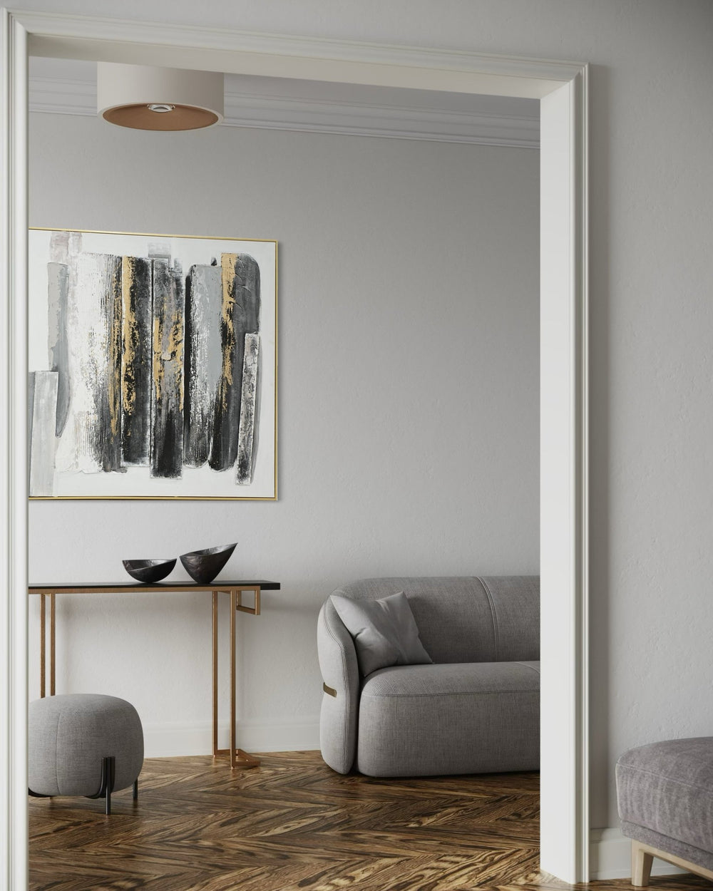 Urban Echo 102×102cm - | Bella Home Art