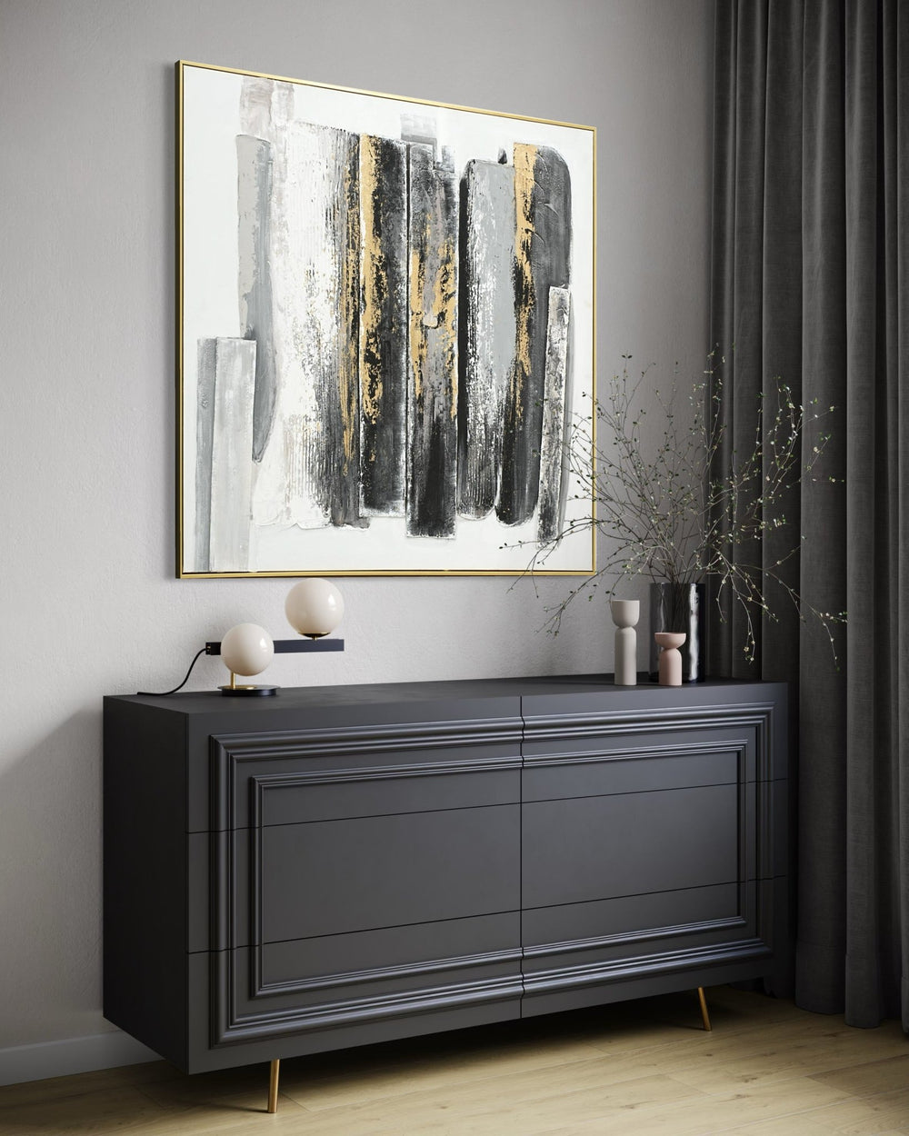 Urban Echo 102×102cm - | Bella Home Art