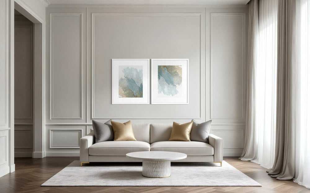 Vein of Light 82×63cm - Textured Wall Art | Bella Home Art