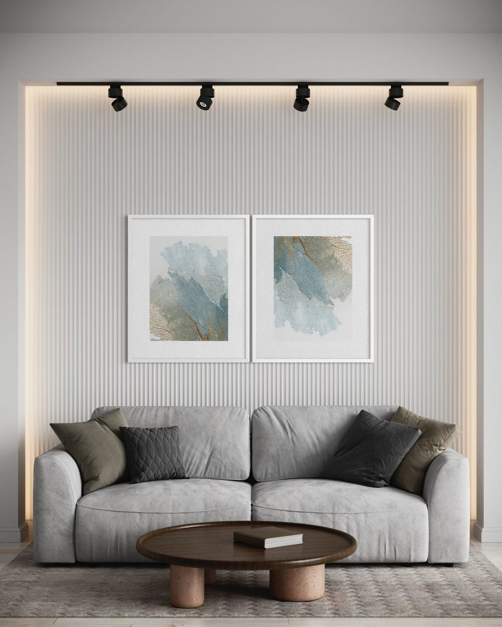 Vein of Light 82×63cm - Textured Wall Art | Bella Home Art