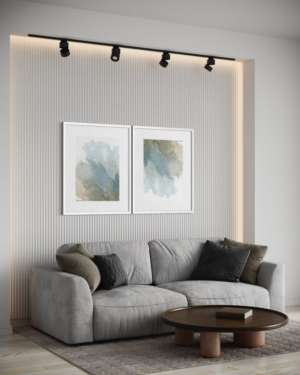 Vein of Light 82×63cm - Textured Wall Art | Bella Home Art