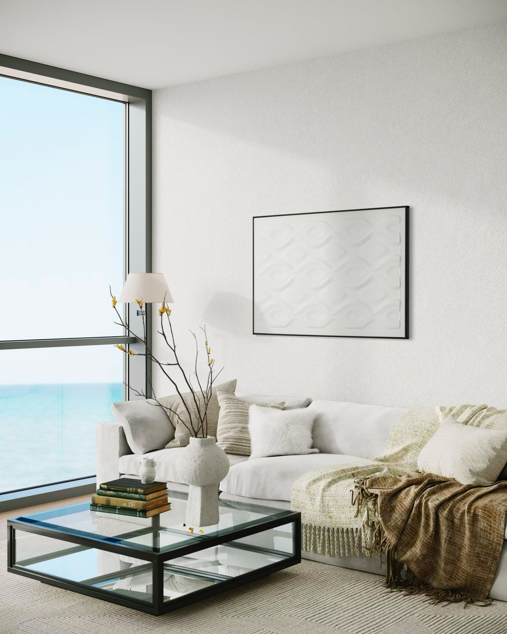 Waveform Serenity 82×122cm - | Bella Home Art