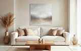 Whisper of Light – Hand-Painted Abstract Oil Painting 120 × 120 cm