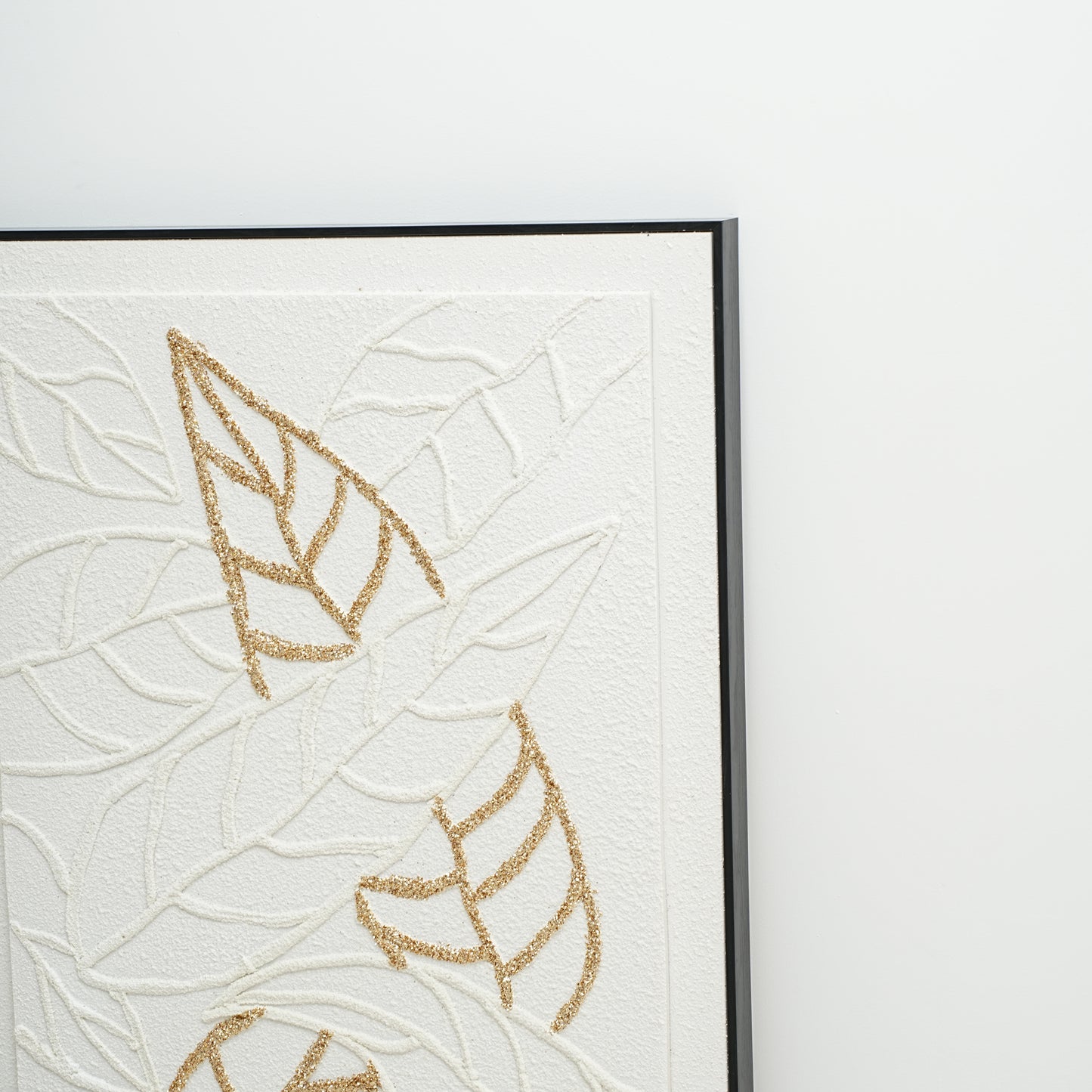 Golden Outline Leaves 02