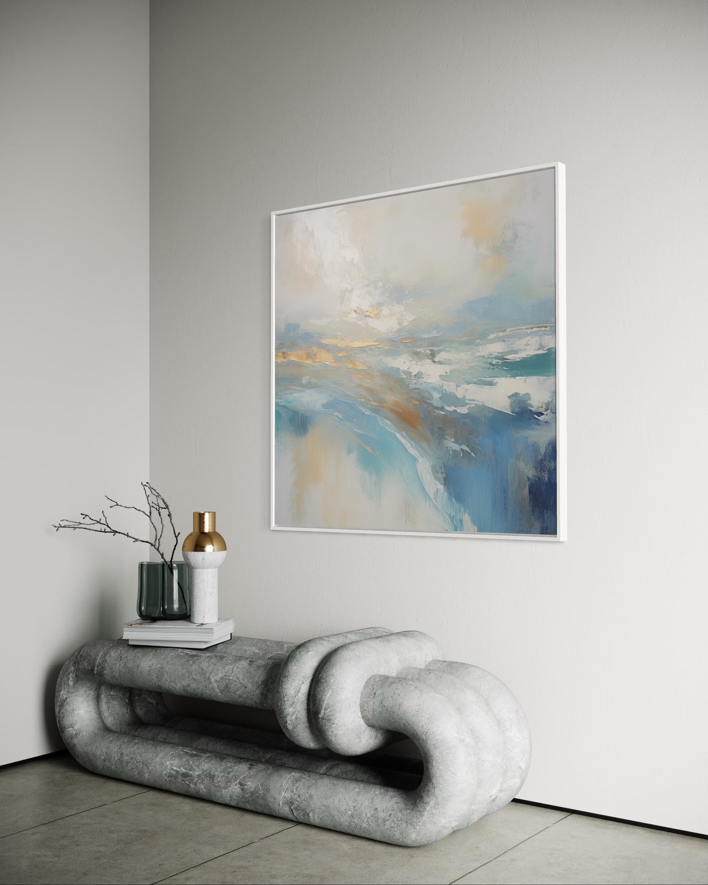 Golden Horizon over Tranquil Sea