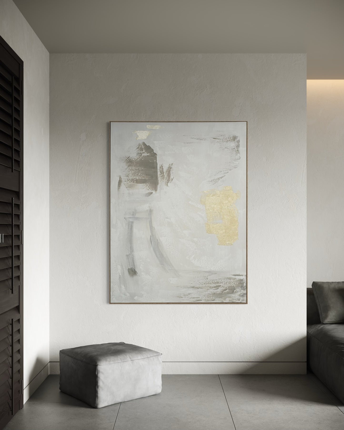 Golden Mist Abstract