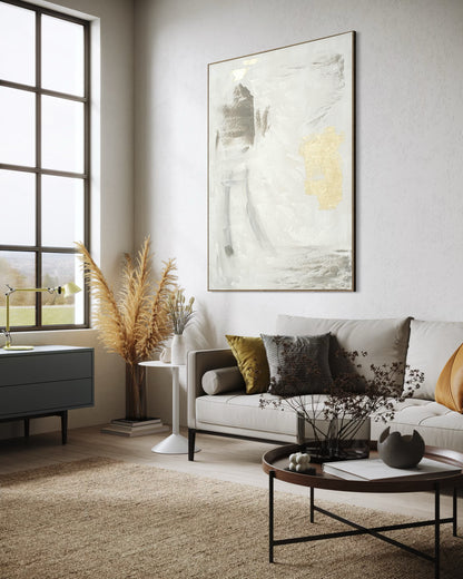 Golden Mist Abstract