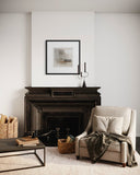 Layered Horizon – Abstract Decorative Art Print 75x75cm