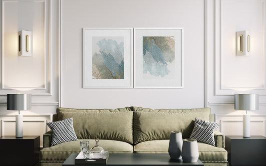 Vein of Light – 3D Printed Botanical Textural Wall Art with Solid Wood Frame  82 × 63 cm