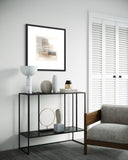 Layered Horizon – Abstract Decorative Art Print 75x75cm