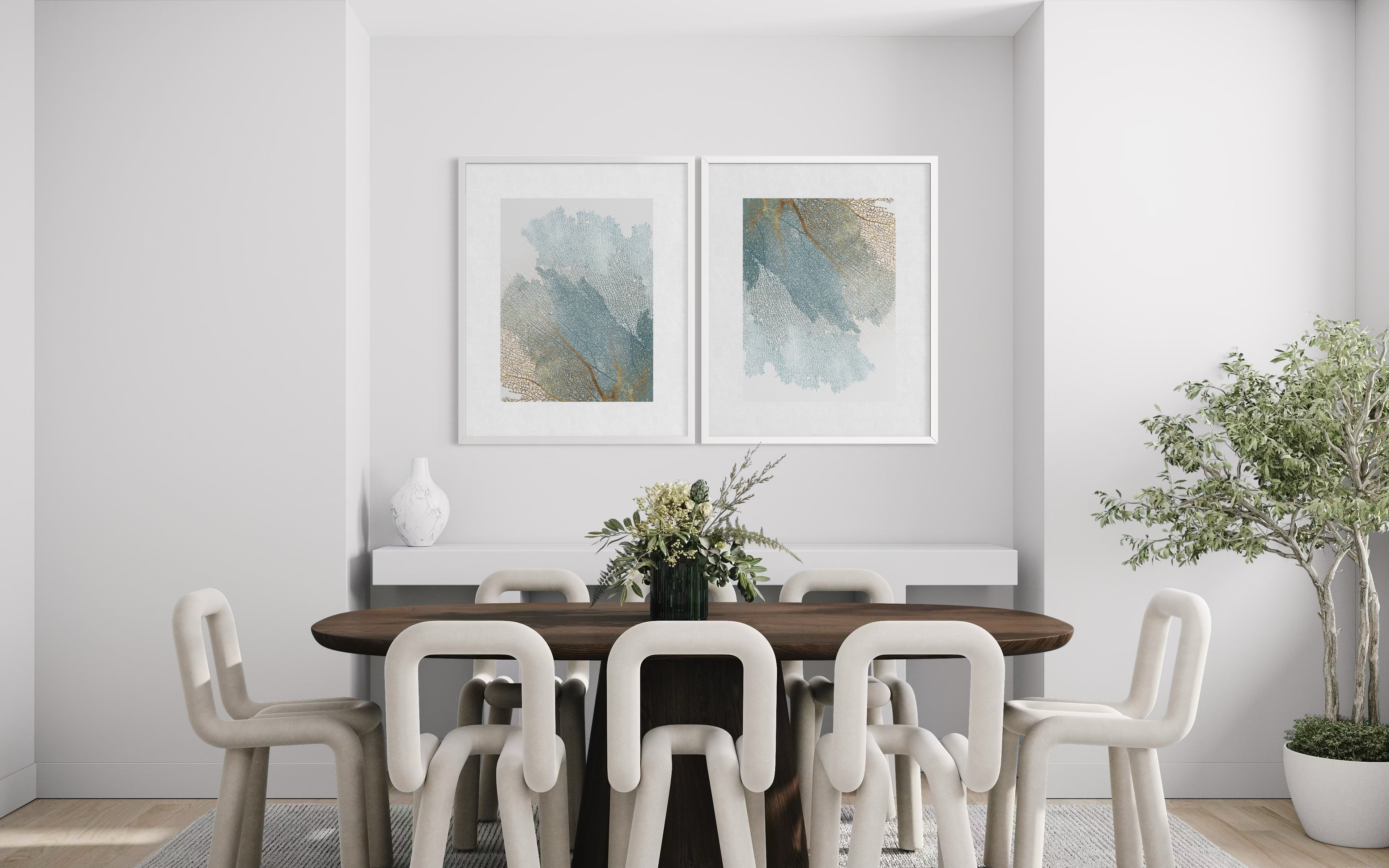 Vein of Light – 3D Printed Botanical Textural Wall Art  82 × 63 cm