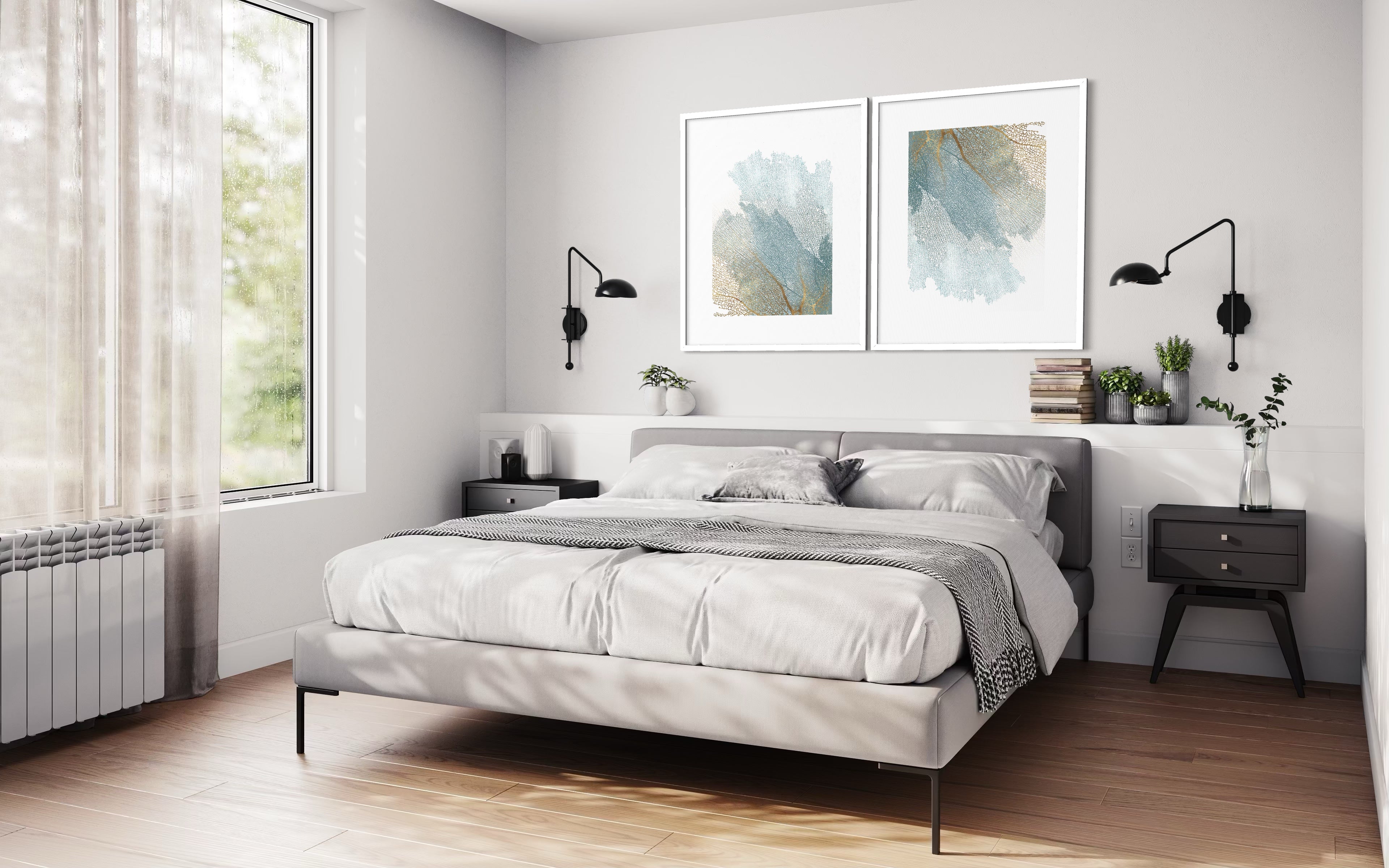 Vein of Light – 3D Printed Botanical Textural Wall Art  82 × 63 cm