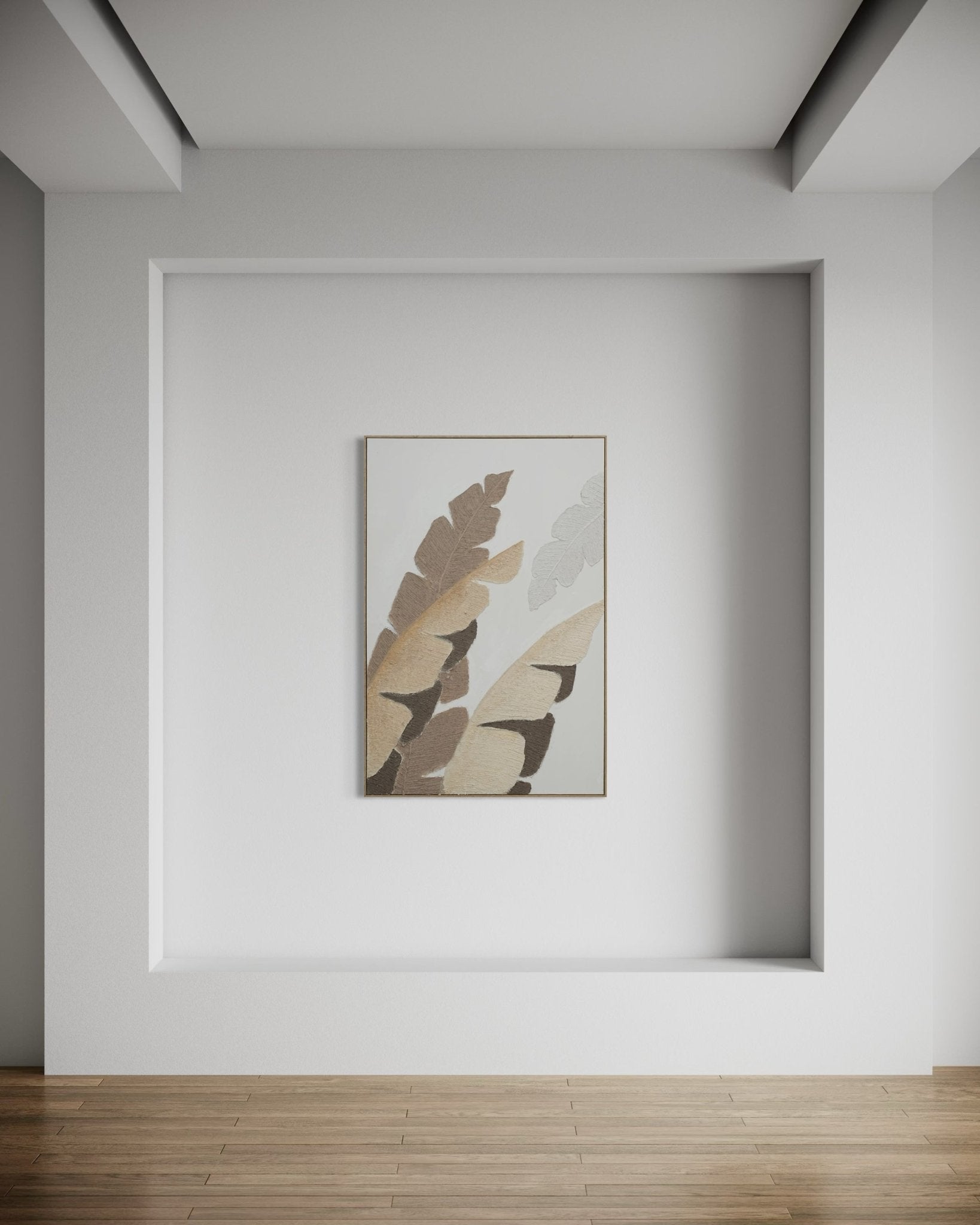 Calm Leaves 82×122cm - | Bella Home Art