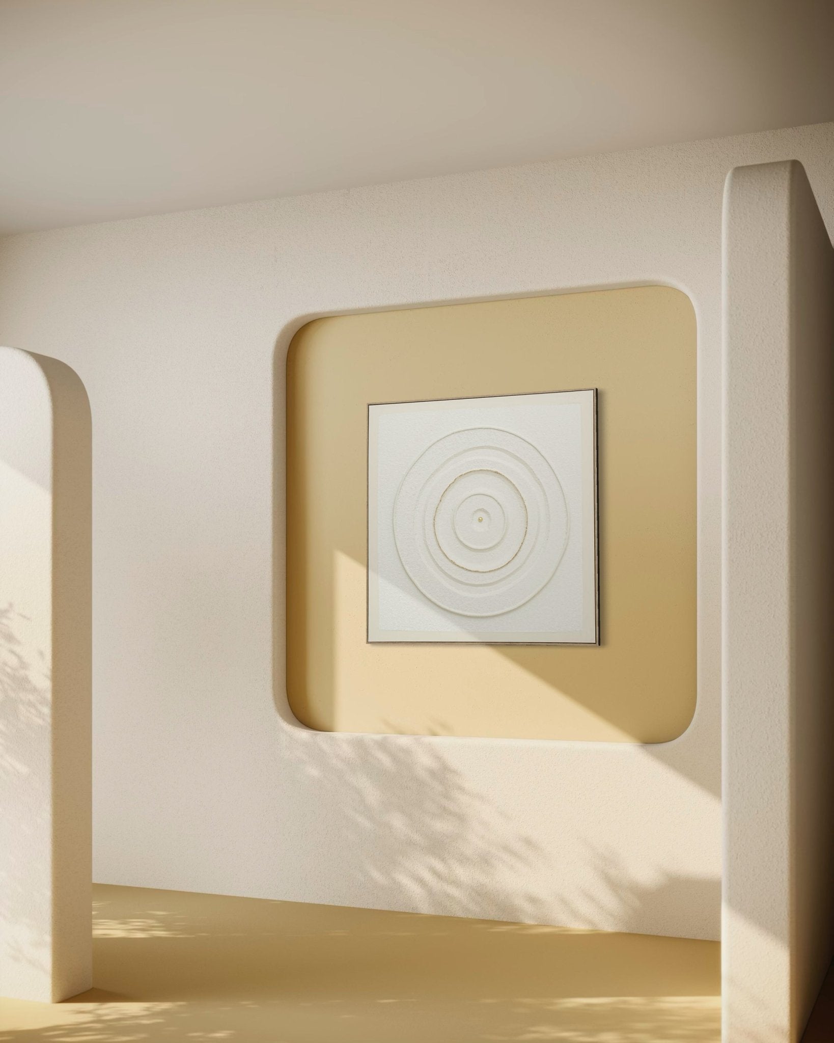 Circular Balance 102×102cm - | Bella Home Art