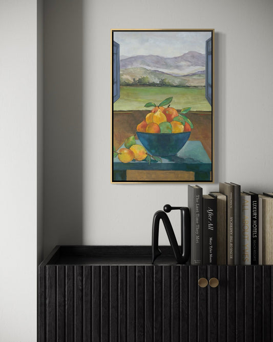 Citrus View from the Window 35×53cm - | Bella Home Art