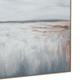 Coastal Stillness 120×120cm - Hand - Painted Oil Painting | Bella Home Art