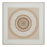 Earth Circle Mandala 132×132cm - | Bella Home Art