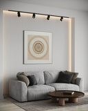 Earth Circle Mandala 132×132cm - | Bella Home Art
