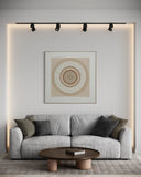 Earth Circle Mandala 132×132cm - | Bella Home Art