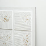 Harmonic Grid Circles 102×102cm - | Bella Home Art