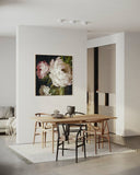 Ivory Bloom Garden 100×100cm - Hand - Painted Oil Painting | Bella Home Art