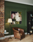 Ivory Bloom Garden 100×100cm - Hand - Painted Oil Painting | Bella Home Art