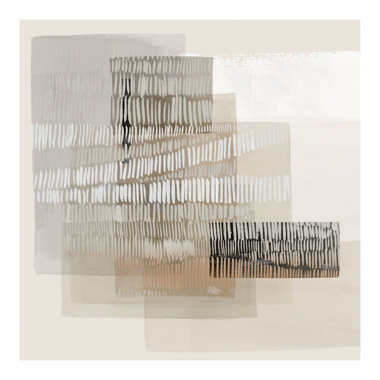 Layered Horizon 75×75cm - Hand - Painted Oil Painting | Bella Home Art